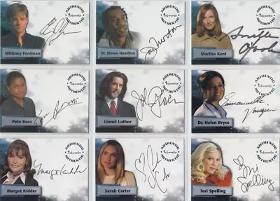 £12.99 • Buy Smallville Seasons 1 To 6 Autograph / Auto Card Selection Inkworks
