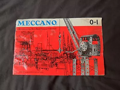 Vintage Meccano Set 0/1 Manual From 1962 • £3.99