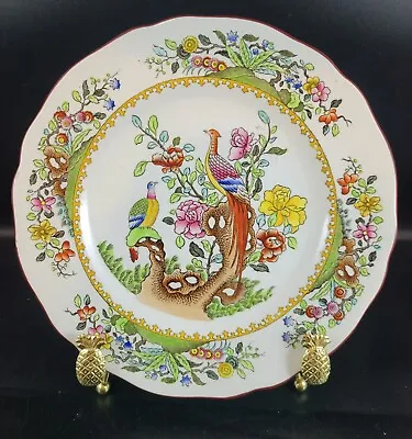 Antique Spode Pheasant Plate; Exclusive For Waring & Gillow In 1909; Colorful! • £47.29