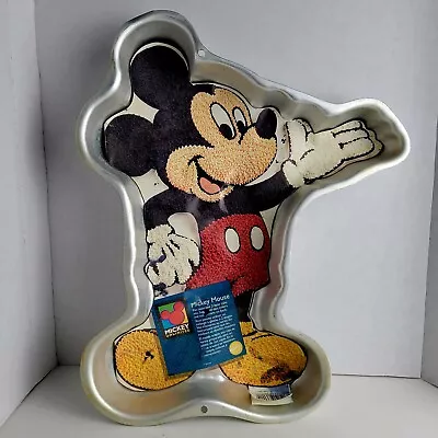 Vintage 1995 Wilton NEW Mickey Mouse Cake Pan With Original Insert Instructions! • $14.88