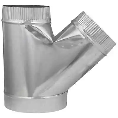 8  To 2x 6  Wye Split Angle-Branch Galvanized-Steel Pipe HVAC Duct Boot Fitting • $27.77