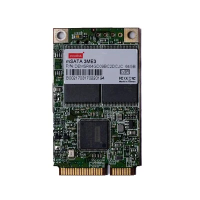 £9.99 • Buy Innodisk DEMSR64GD09BC2DCJC 64GB MSATA 3ME3 SSD Solid State Drive