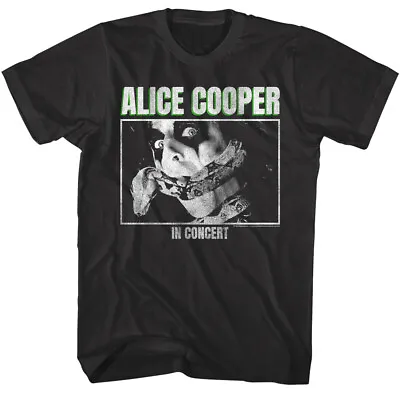$24.50 • Buy Alice Cooper Constrictor In Concert Men's T Shirt Boa Snake Dali Heavy Metal