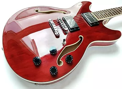 Ibanez Artcore AS73 Semi-Hollowbody Electric Guitar Trans Cherry W/soft Case • $499