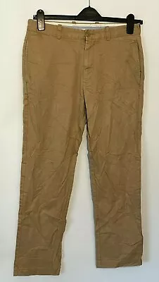 J.Crew Essential Men's Chino Trouser Brown Urban Slim W31 L30 100% Cotton • $22.72