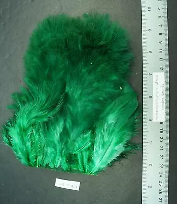 Dyed Green Hen Rump Mini Marabou Patch Lot-SF 414 • $4.99