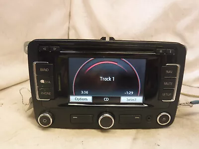 10-16 Volkswagen RNS315 Beetle Golf Radio Cd Gps Navigation & Code 1K0035274D • $62.21