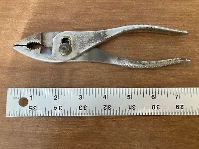 $33.25 • Buy Vintage Snap-On Vacuum Grip No. 137 Slip Joint Pliers W/ Cutters 7-1/2  Long USA