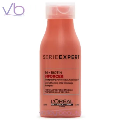 L'OREAL Serie Expert Inforcer Shampoo 100ml B6+Biotin For Damaged Hair Travel • $10