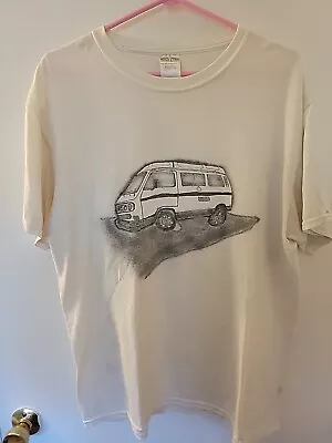 Vintage Thrashed Stained &Random Homemade VW Bus T Shirt Large • $45