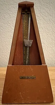 Vintage Seth Thomas Wood Wind Up Metronome De Maelzel • $47