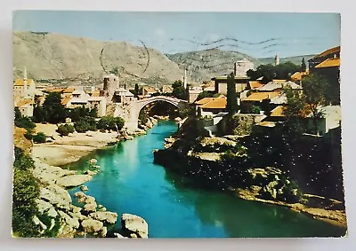 Vintage Mostar Sarajevo Bosnia Postcard Ephemera • $6.74