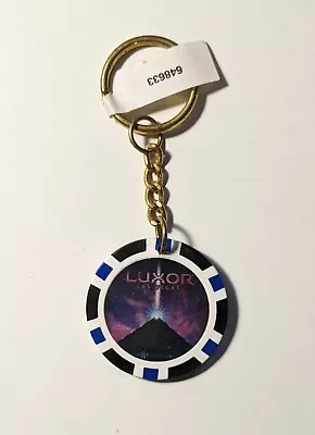 RARE Vintage LUXOR Hotel & Casino Las Vegas Poker Chip Keychain • $4.99