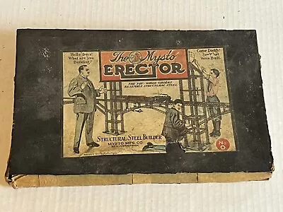 1912 The Mysto ERECTOR No. 0 Box With Instructions AC Gilbert • $25