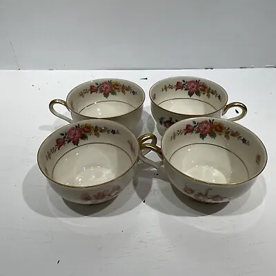 Lot Of 4 Tea Cups HAAS & CZJZEK (H&C)-CORONADO-BOHEMIA-c1930-Annette • $26.05