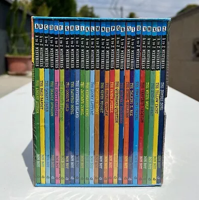 A To Z Mysteries The Complete Collection By Ron Roy Random House 26 Book Box Set • $60