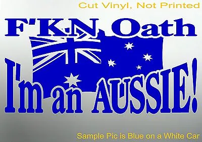 $6.90 • Buy FKN OATH Aussie Flag BNS Country 4x4 Ute Car Stickers 200mm