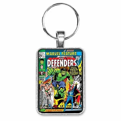 Marvel Feature Presents The Defenders #1 Cover Key Ring Or Necklace Origin Comic • $12.95