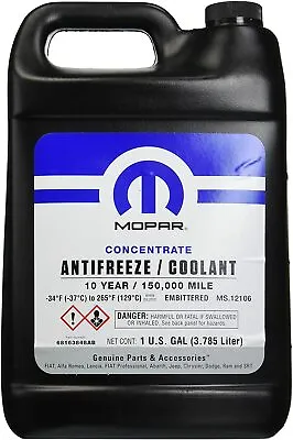 Mopar 10 Year/150000 Mile Antifreeze Coolant Concentrate New Free Shipping USA • $34.99