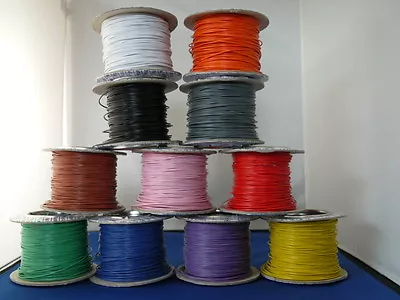 10m Of 7/0.2mm Stranded Equipment Wire 11 Colours 5m Red/5m Black Model Railway • £3.50