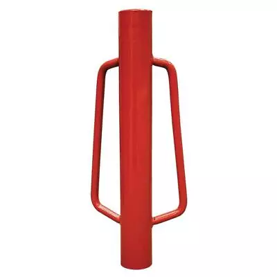 Everbilt Metal Fence Posts 23.5 Hx9 Wx3 D Round Galvanized No Dig Quality Red • $56.47