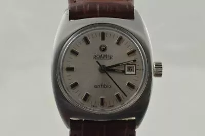 Roamer Anfibio Automatic Women's Watch 26MM Steel Vintage RAR Wrist Watch Pretty • $400.33