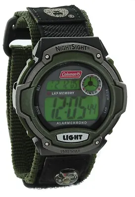 Coleman Men's 40819 Digital Dual Time Sport Watch Water Resistant Night Sight • $24.99