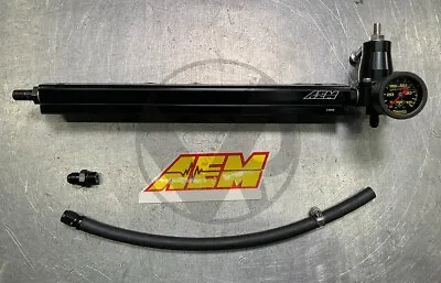 SOHC Fuel System AEM Rail & Aero Style Regulator For Honda Acura D16Y8 Y7 2 Bolt • $299.95