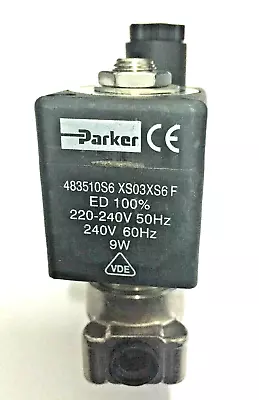 Parker Lucifer 7121ZBG1LV00 2/2 NC 1/8  Stainless Steel Solenoid Valve 240V AC • $75