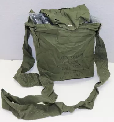 1960 US OD Vietnam War Early Snap Flap Ammo Pouch Bandolier  W Strap Each E9347 • $15.49