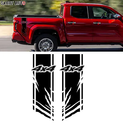 4X4 Vertical Stripes Car Body Decal Vinyl Sticker For Dodge Ram 1500 Ford F-150 • $9.85