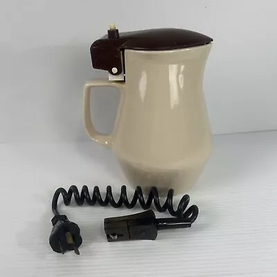 Vintage Electric Jug Kettle Gilford Sydney WORKING Retro Brown • $34.50