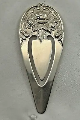 VTG Sterling Silver - SAMUEL KIRK & SON Flower Bookmark - 9.5 G • $44.99