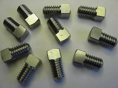 10 Pcs.) 5/16 -18 X 1/2  Square Head Cup Point Set Screw 316 Stainless Steel • $13