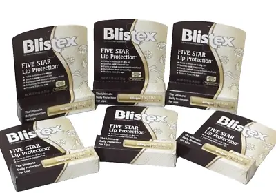 Blistex Five Star Ultimate Lip Protection SPF 30 Exp 12/24 Water Resistant Lot 6 • $21.53