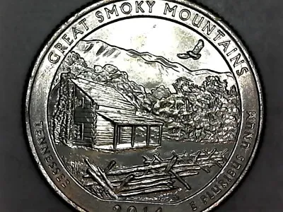 $1.25 • Buy 2014-P  Great Smoky Mountains    ATB    Washington Quarter UNC US Mint Roll