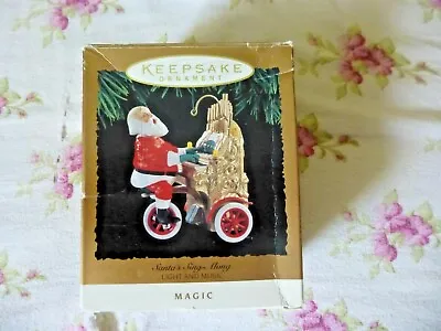 Vintage Christmas Musical Fairy Lights Santa Organ Hallmark Keepsake • £22