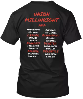 Union Millwright T-Shirt Made In The USA Size S To 5XL • $21.95