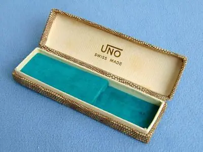 Vintage Box UNO Swiss Small Jewelry Watch Estate Find Elegant ASIS Gift YF • £89.58