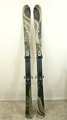 163 Cm K2 T:Nine One Luv All-Mountain Women's Skis W/ Salomon Z10 Bindings • $239