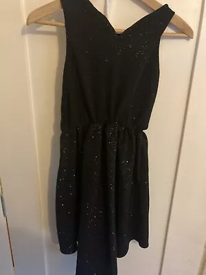 £2.50 • Buy Girls Black Sparkly Party Dress : Aged 12 By Blue Zoo