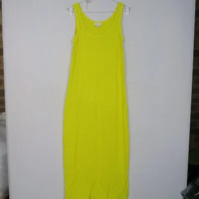 Witchery Womens Maxi Dress XSmall Or 8 Yellow Long Scoop Neck Sleeveless Summer • $24.99