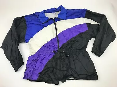 VINTAGE Pro Spirits Jacket Size Extra Large XL Black Windbreaker Full Zip 90s • $11.51