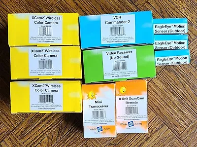 $39.99 • Buy NEW X10 Home Security Lot Wireless XCam2 Receiver Transeiver Motion Sensors MORE