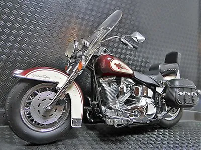 Motorcycle Harley Davidson Model Easy Rod Custom Rider Bike 1 10 Chopper Metal • $199