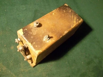 $42.50 • Buy Antique  Buzz Coil Ignition In Dovetailed Oak Box ~ GO55