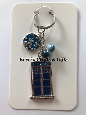 Dr Who Themed Tardis Keyring • £5