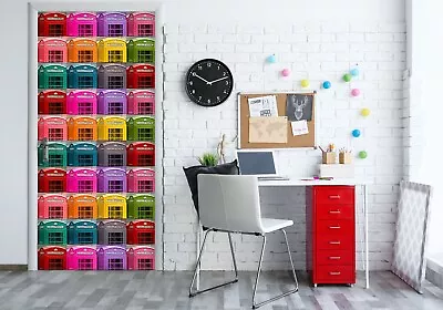 £91.29 • Buy 3D Telephone A956 Door Wall Mural Photo Wall Sticker Decal Assaf Frank Sinsin