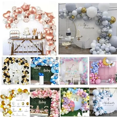 Balloon Arch Kit+Balloons Garland Birthday Wedding Party Baby Shower Decor UK • £3.89