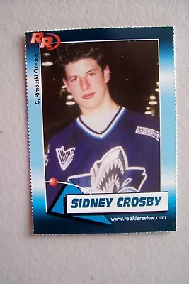 (018b) 2004  Rookie Review #104  Sidney Crosby Oceanic Rookie Card. Mint  • $7.95